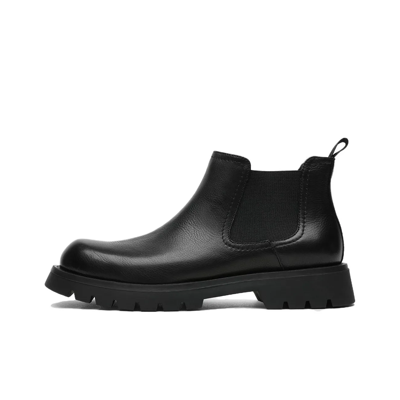 CROWN Short Chelsea Boots Men's Black