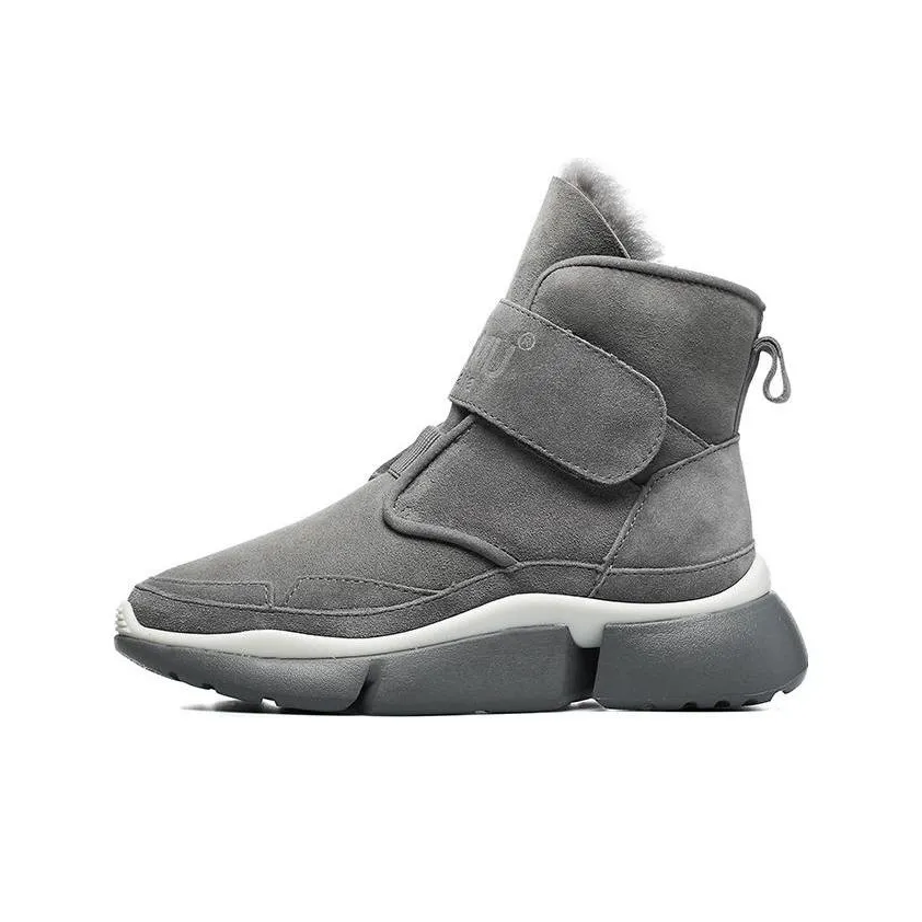 AU&MU Сноубутсы Серые Женские