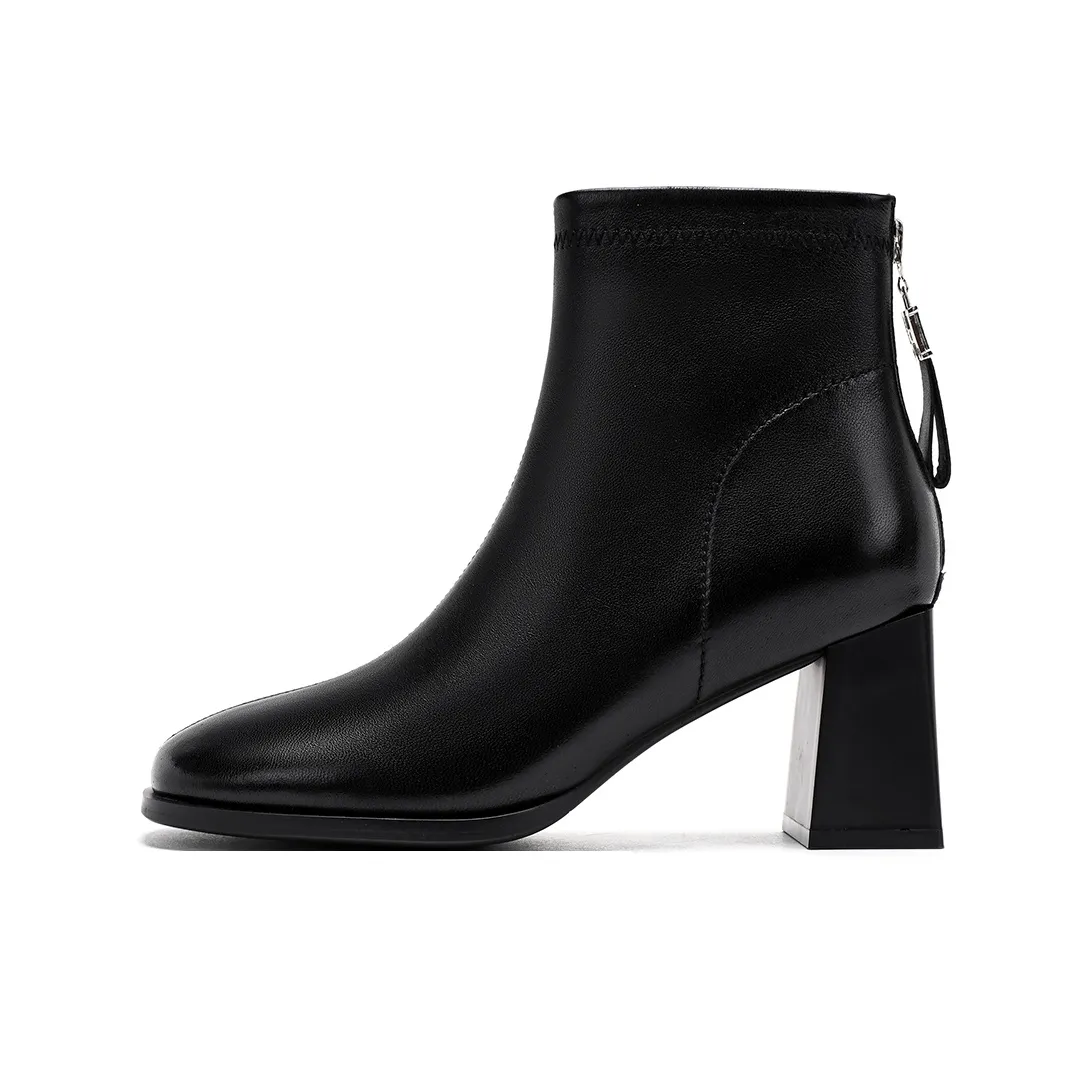HARSON Ankle Boots Women's Black/Gray/Beige
