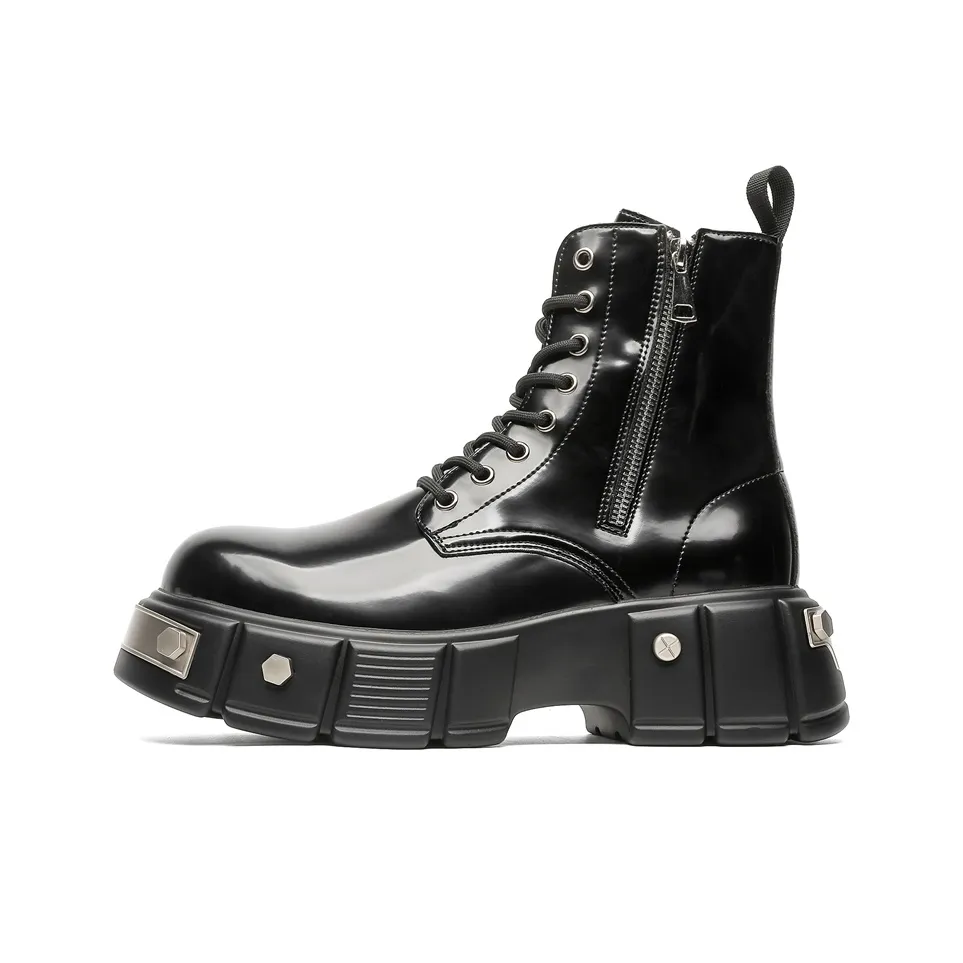 V05 Короткий Мартин Ботин Мужской Черный