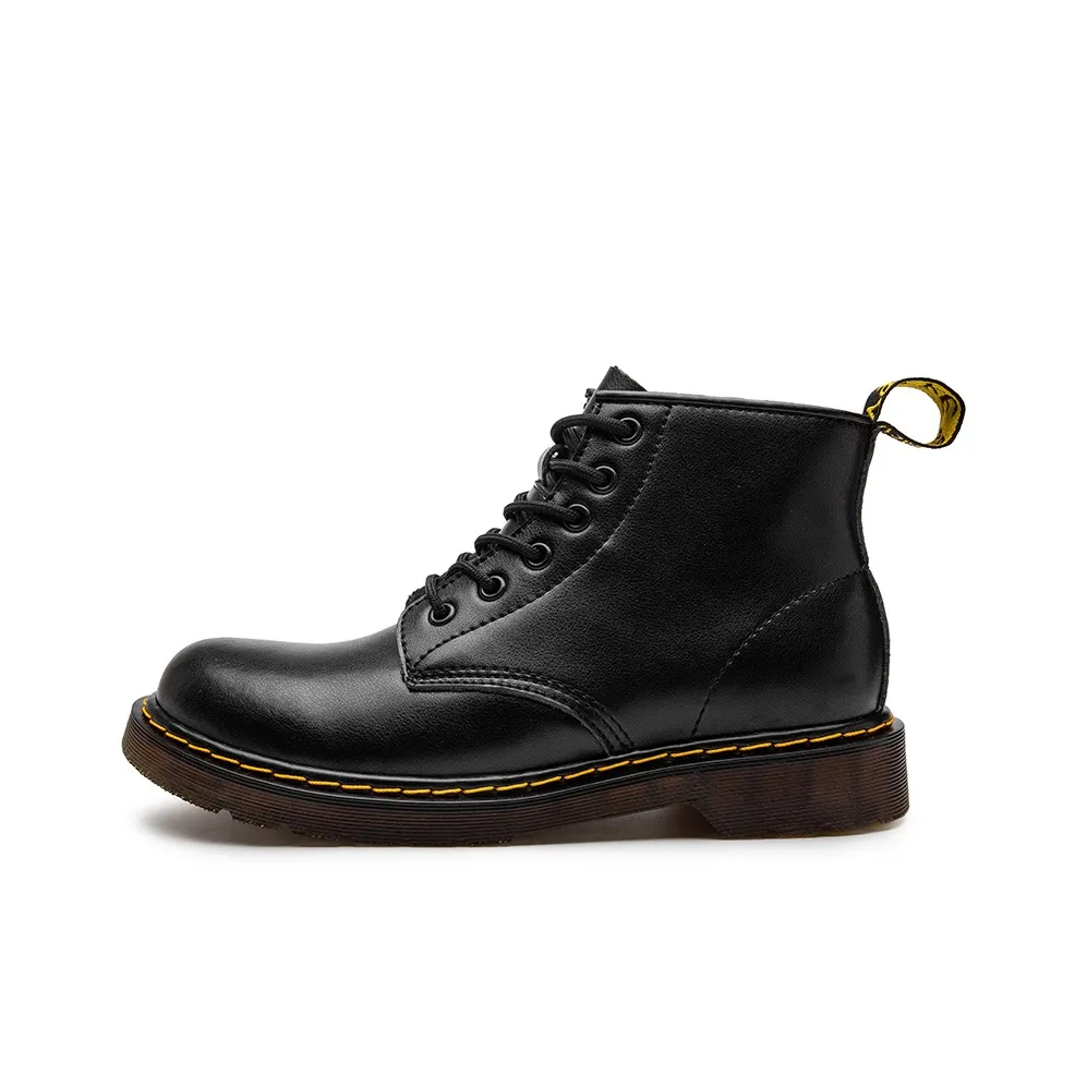 BIANSULONG Ankle-Length Martin Boot Low Heel