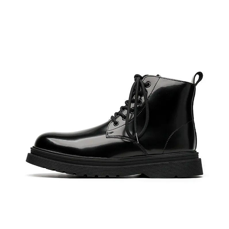 Product B Короткий Мартин Ботин Мужской Черный