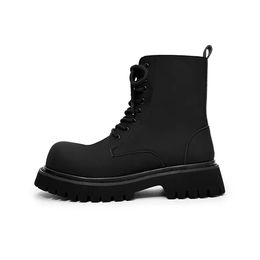 WEISHIBANGWEI Короткий Мартин Boot Унисекс Черный