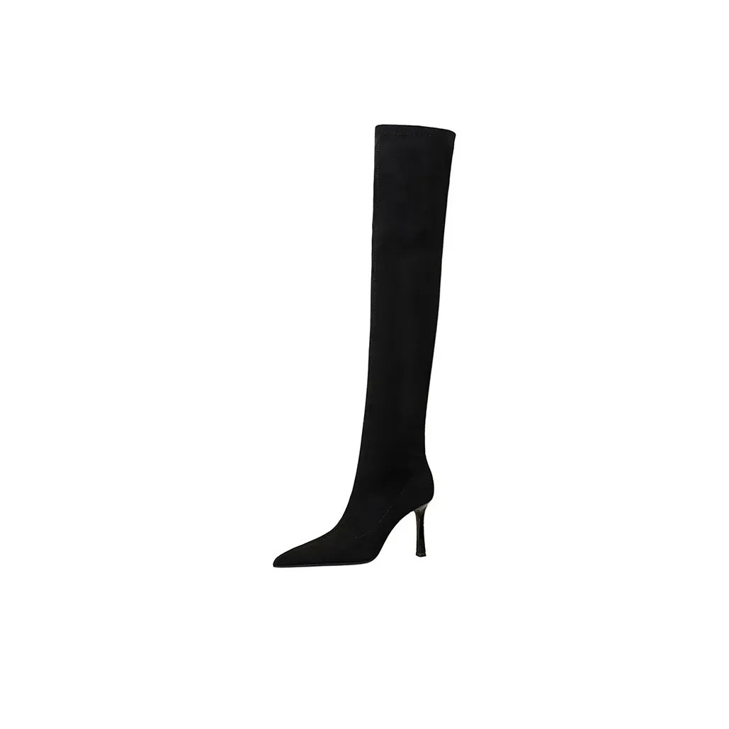 BIGTREE Over-the-knee Boots 9.5cm Women's Black