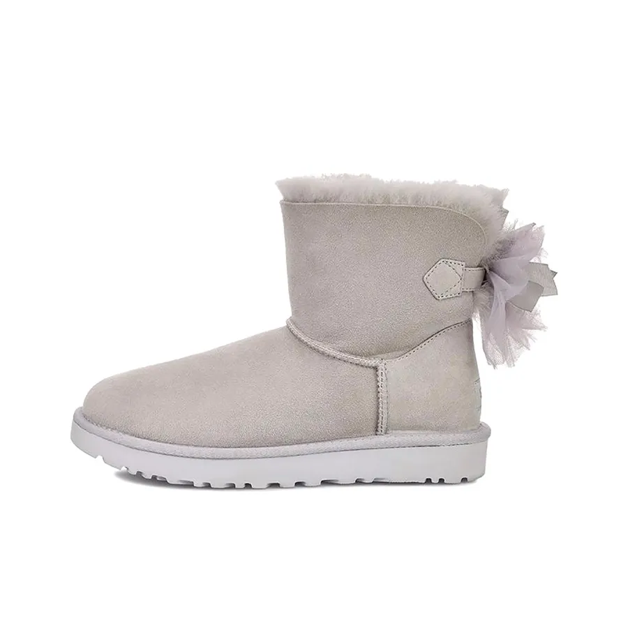 UGG Bailey Туляр Арочный Теплый Устойчивый к Износу Зимние Ботинки Женские Серые