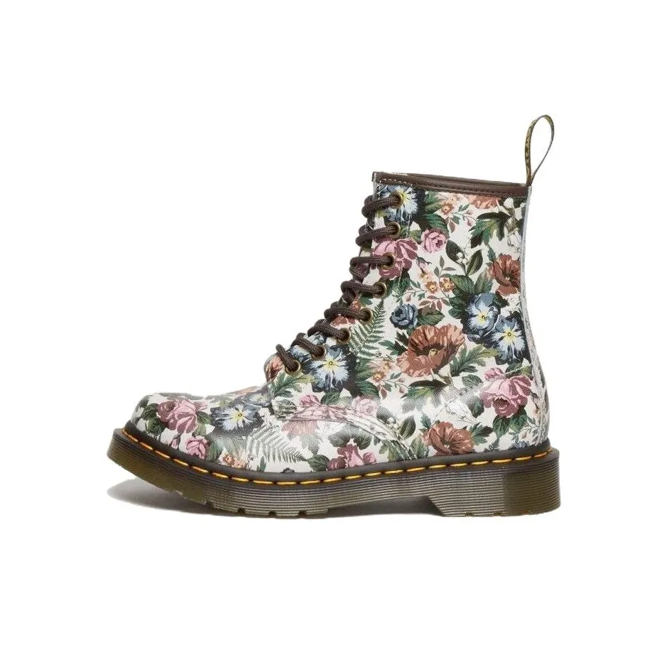 Dr.Martens 1460 Floral-print Leather Boots Women's