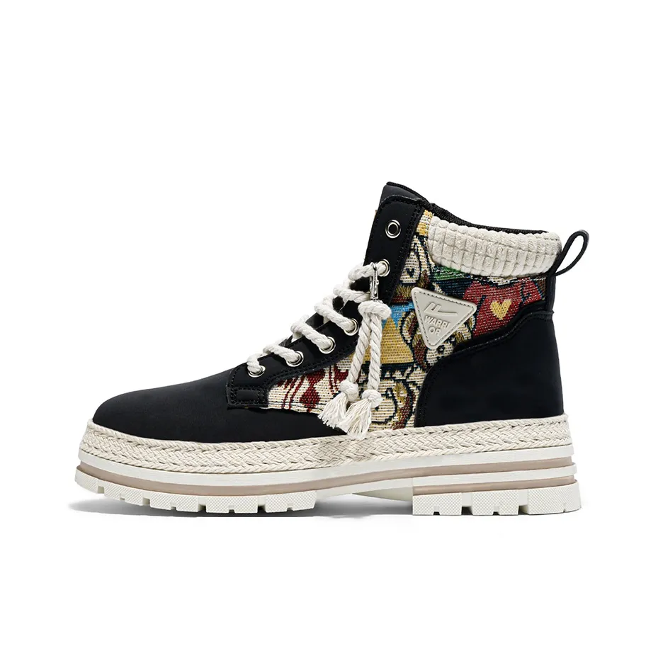 Warrior Короткий Мартин Ботин Мужской Черный Хаки