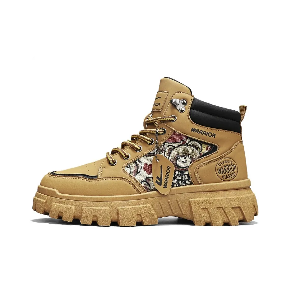 Warrior Короткий Мартин Бот Мужской Земляной Желтый Черный