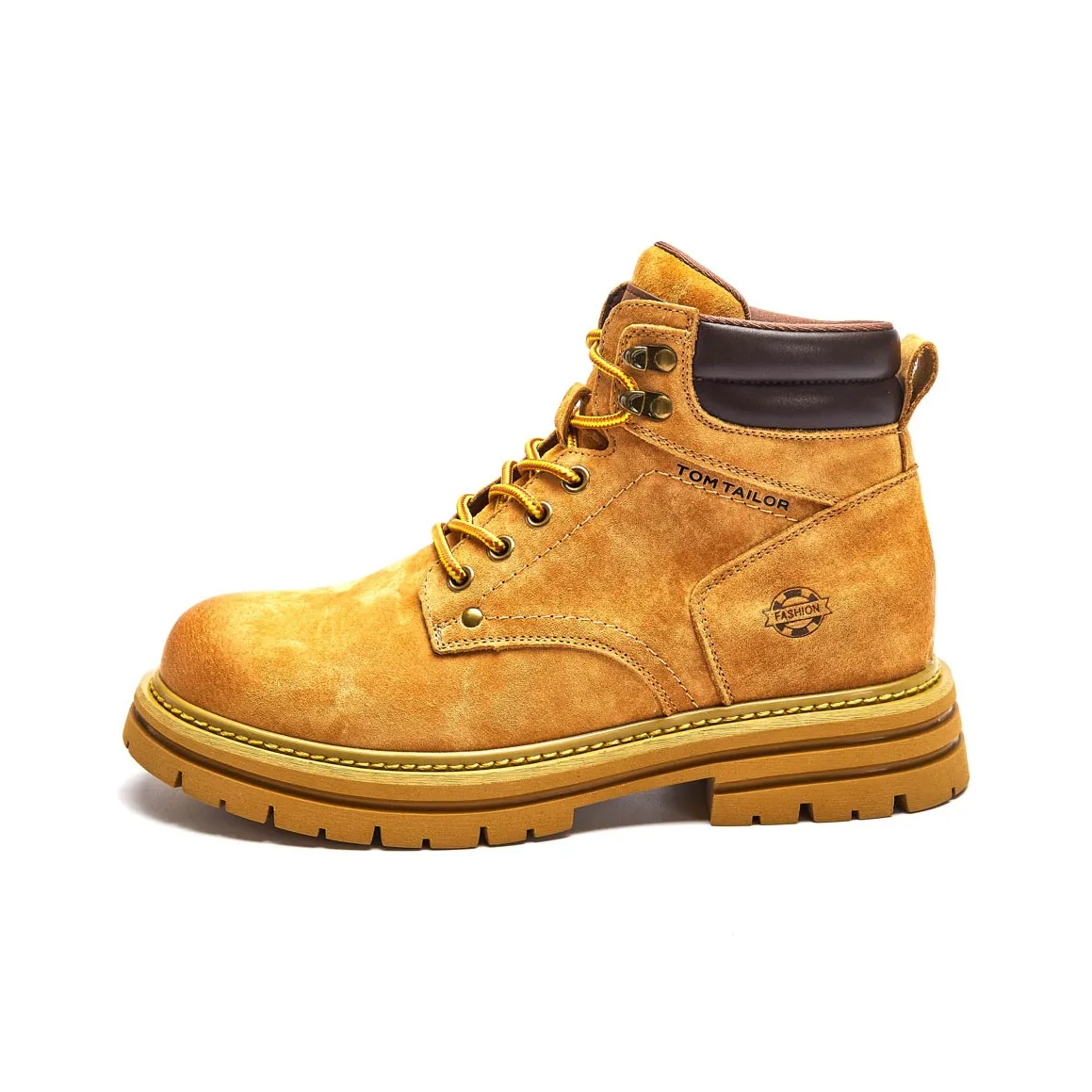 TOM TAILOR Короткий Мартин Boot Мужской Желтый