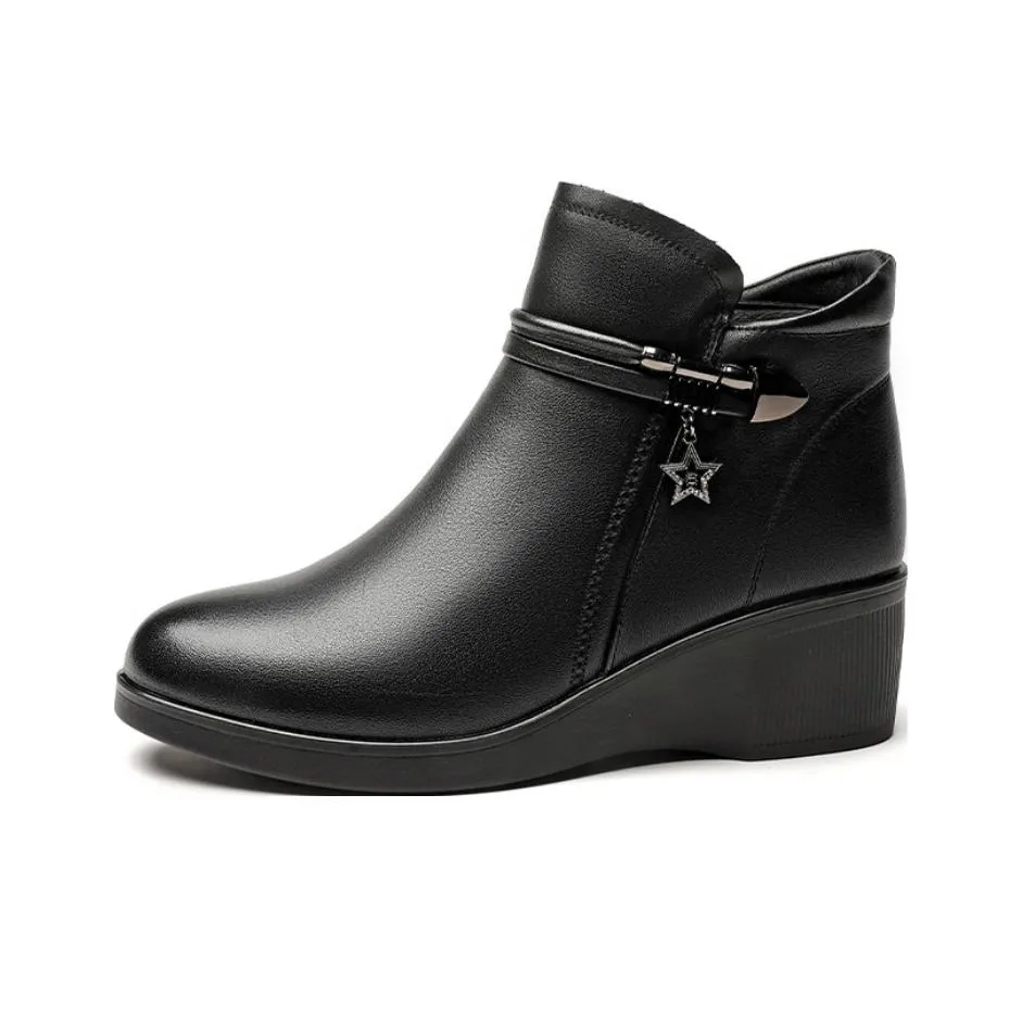 Spider King Ankle Boots 5cm Women's Black