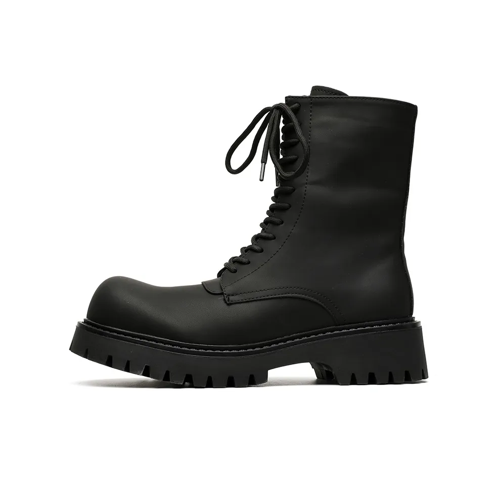 Dounkol Smart And Cool Knee high Boots 5cm Unisex Black
