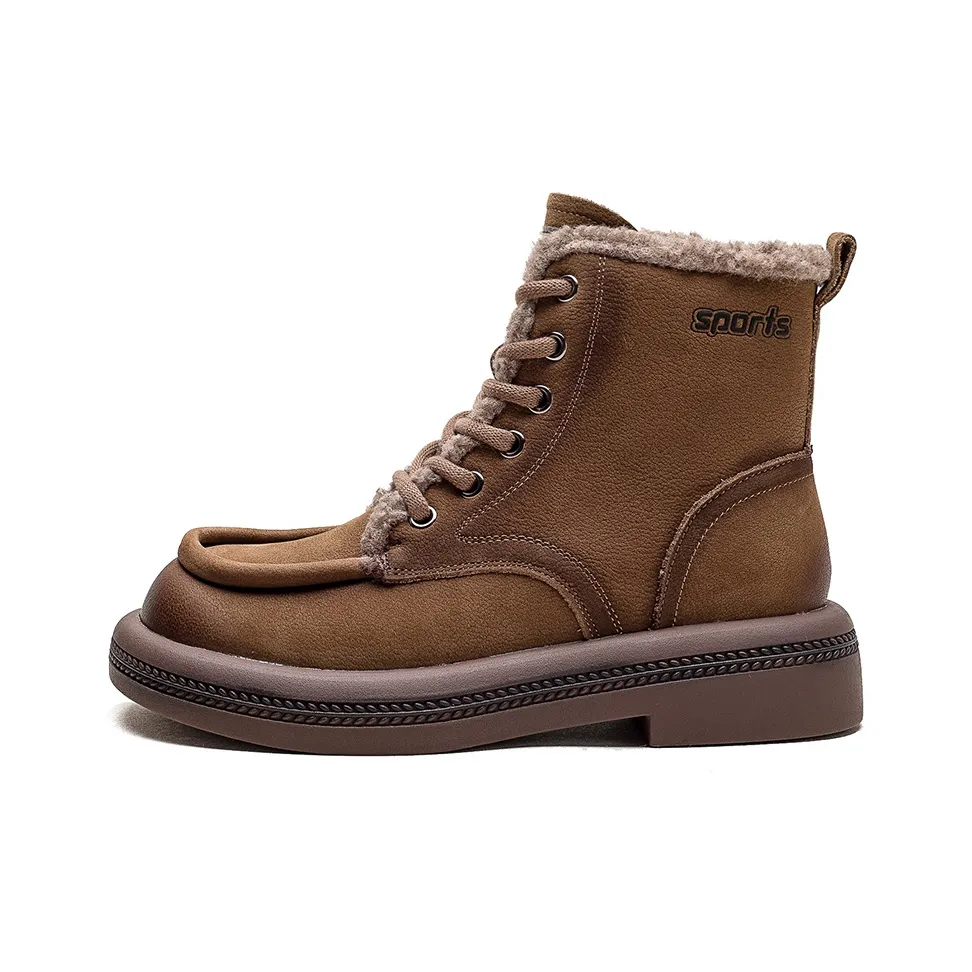MATA Ankle Boots Women's Khaki/Coffee