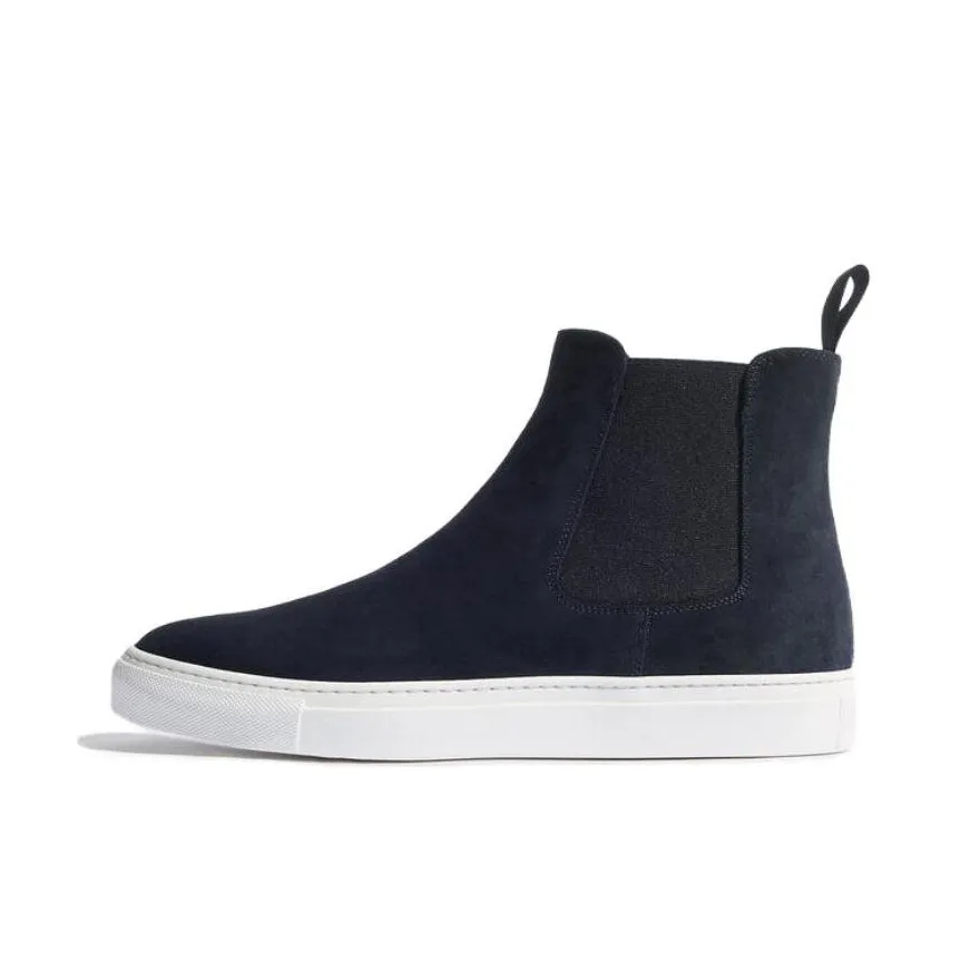 SCAROSSO Tommaso Round Toe Chelsea Boots