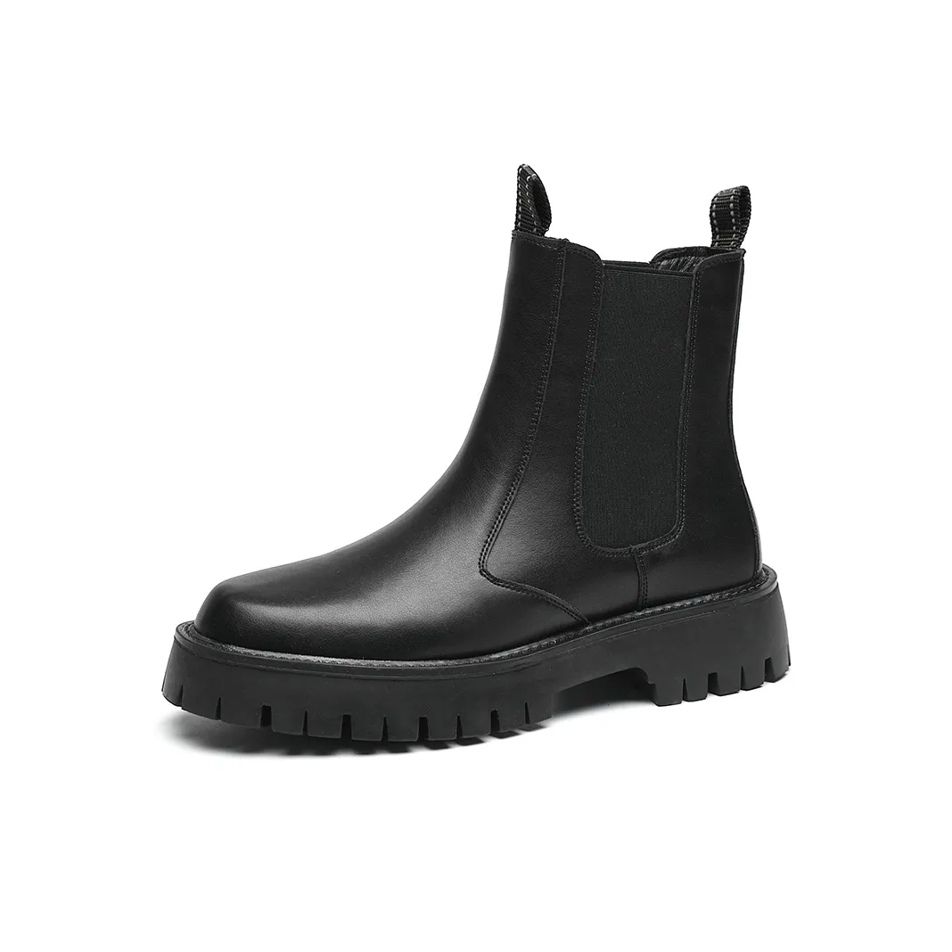 Bellum Han Short Chelsea Boots Men's Black