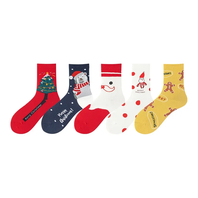 Montagut Mid Calf Socks Women's 5 Pack