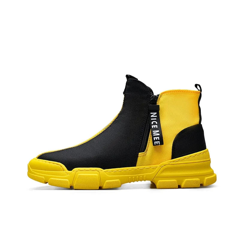 PARDASAUL Wear-Resistant Slip-Resistant Outdoor Boots Men's Yellow