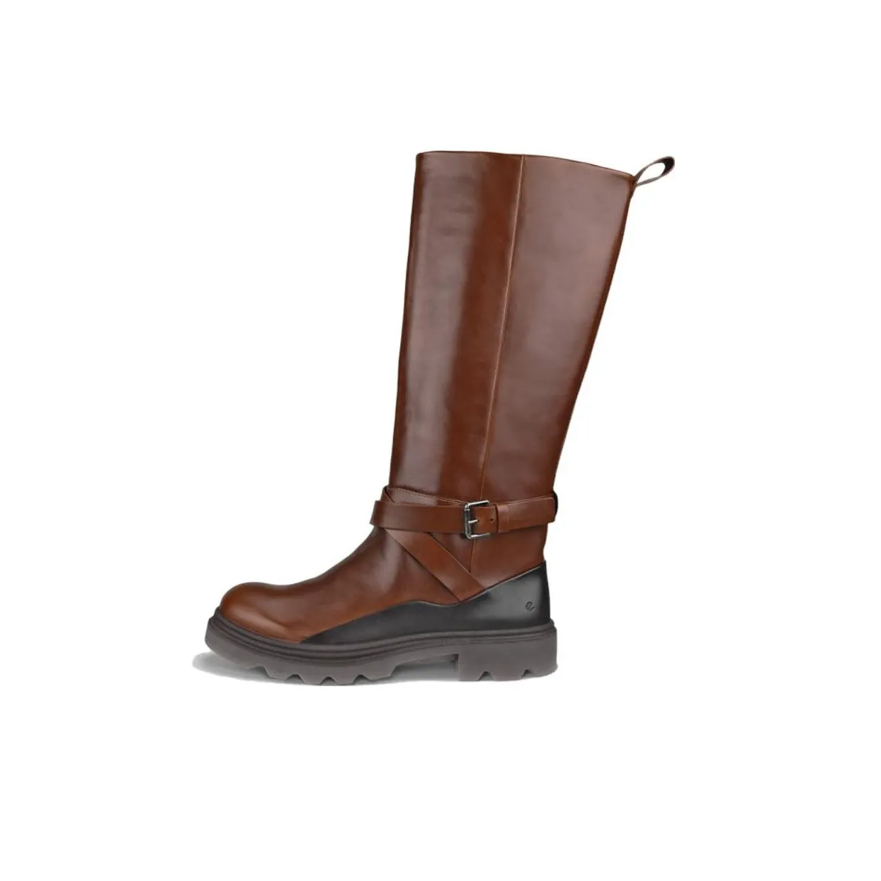 Ecco Женские высокие сапоги коричневого цвета