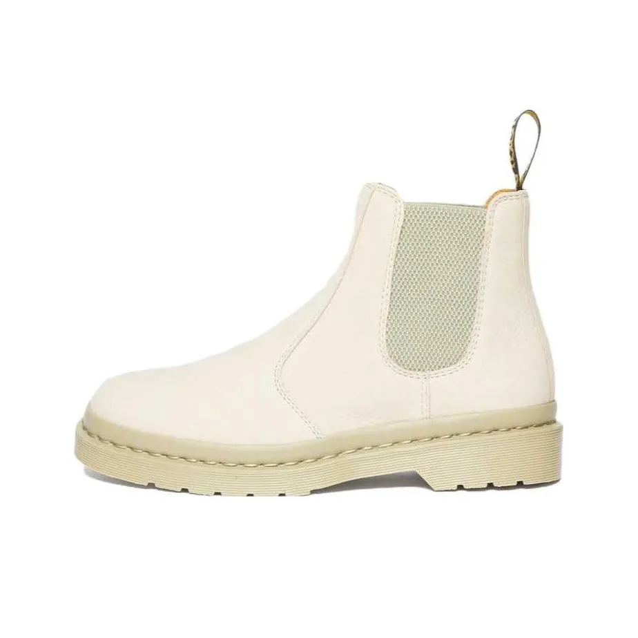 Dr. Martens 2976 Mono Milled Nubuck Leather Chelsea Boots 'Parchment Beige'
