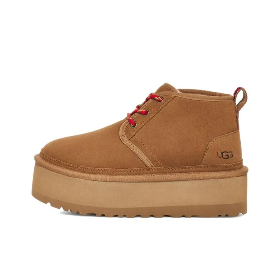 UGG Платформа Обувь Женская Каштановая