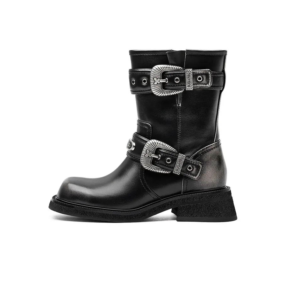 SUGARSU Ankle Boots 4.5cm Women's Black