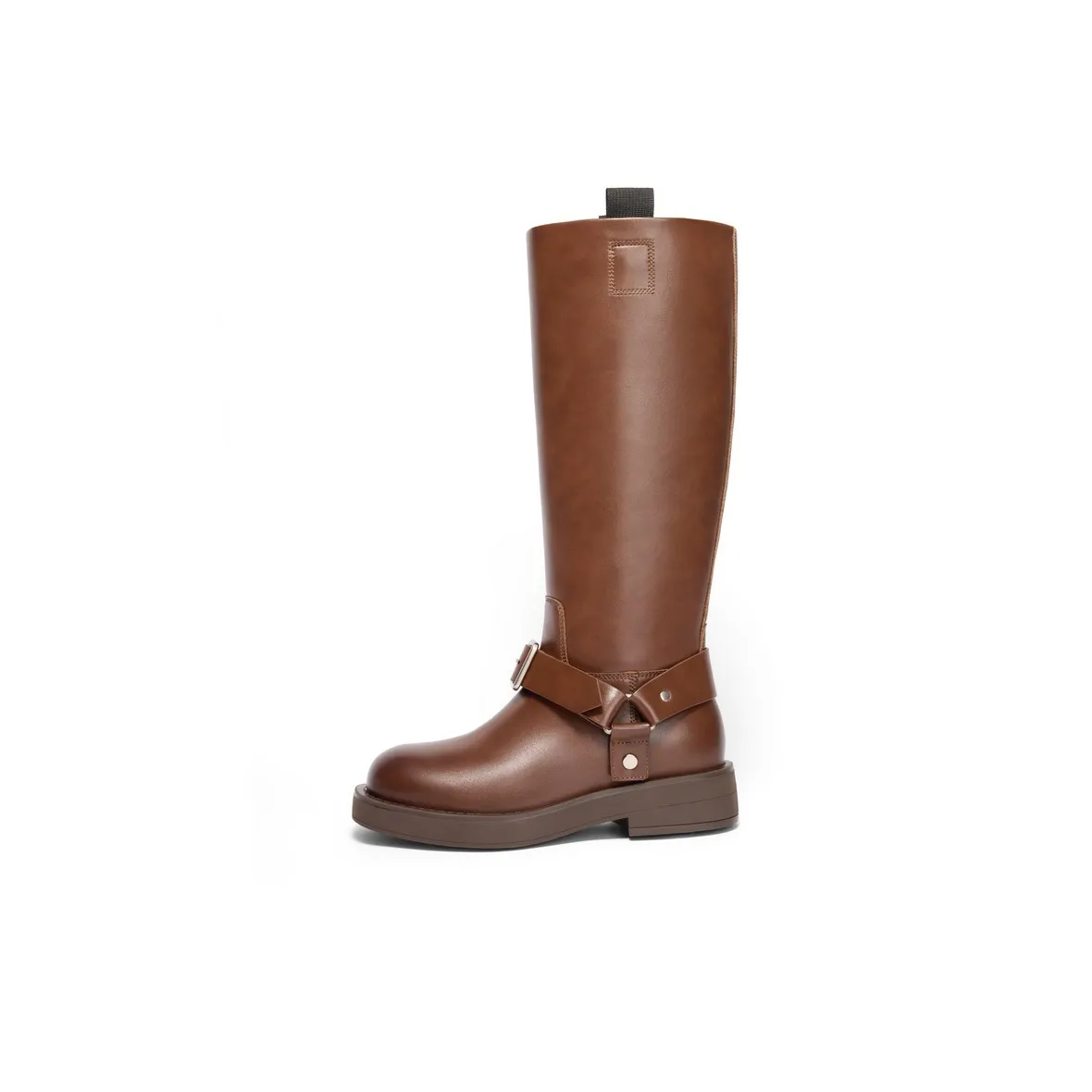 BELLE Платформа Knight Boots High Длинный Голень Western Boots Колено Высокие сапоги 3,5 см Женские Коричневый Черный