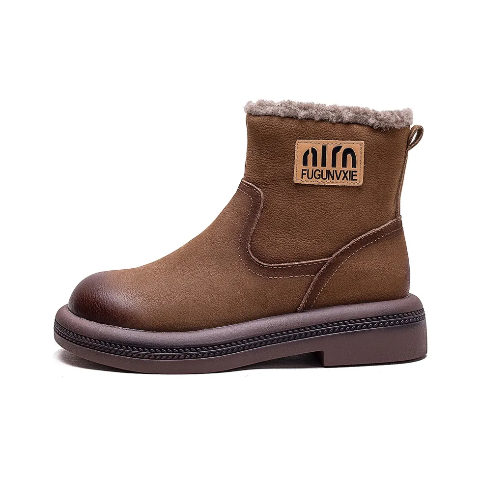 MATA Ankle Boots Women's Brown, Umber