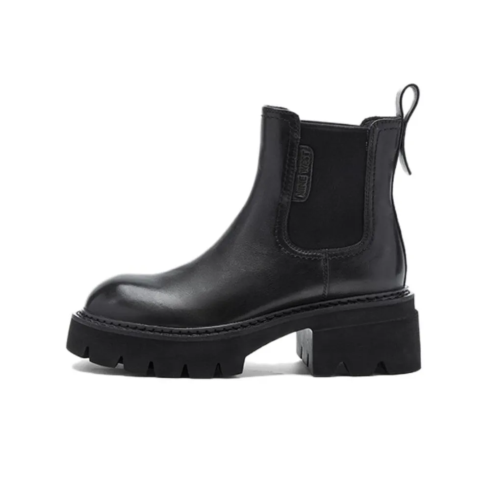 NINE WEST Короткий Челси Женские Черный