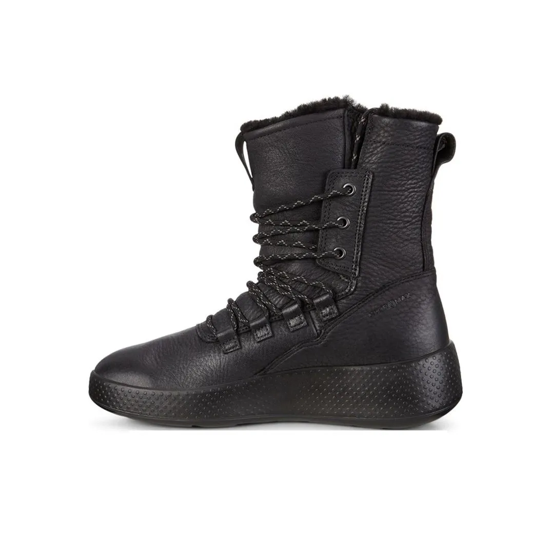 Ecco Warm And Water-Resistant Short Snow Boots Women's Black