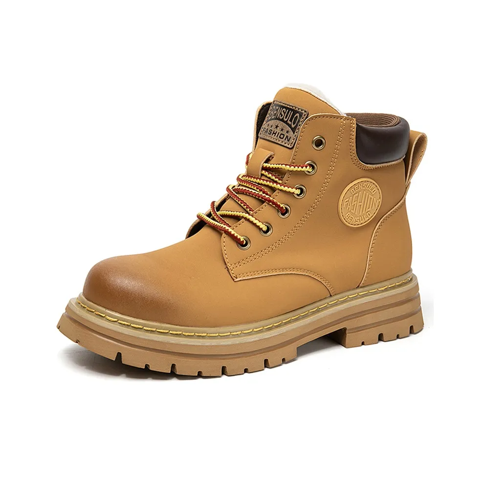 BIANSULONG Короткий Мартин Boot Унисекс Пустынный Желтый