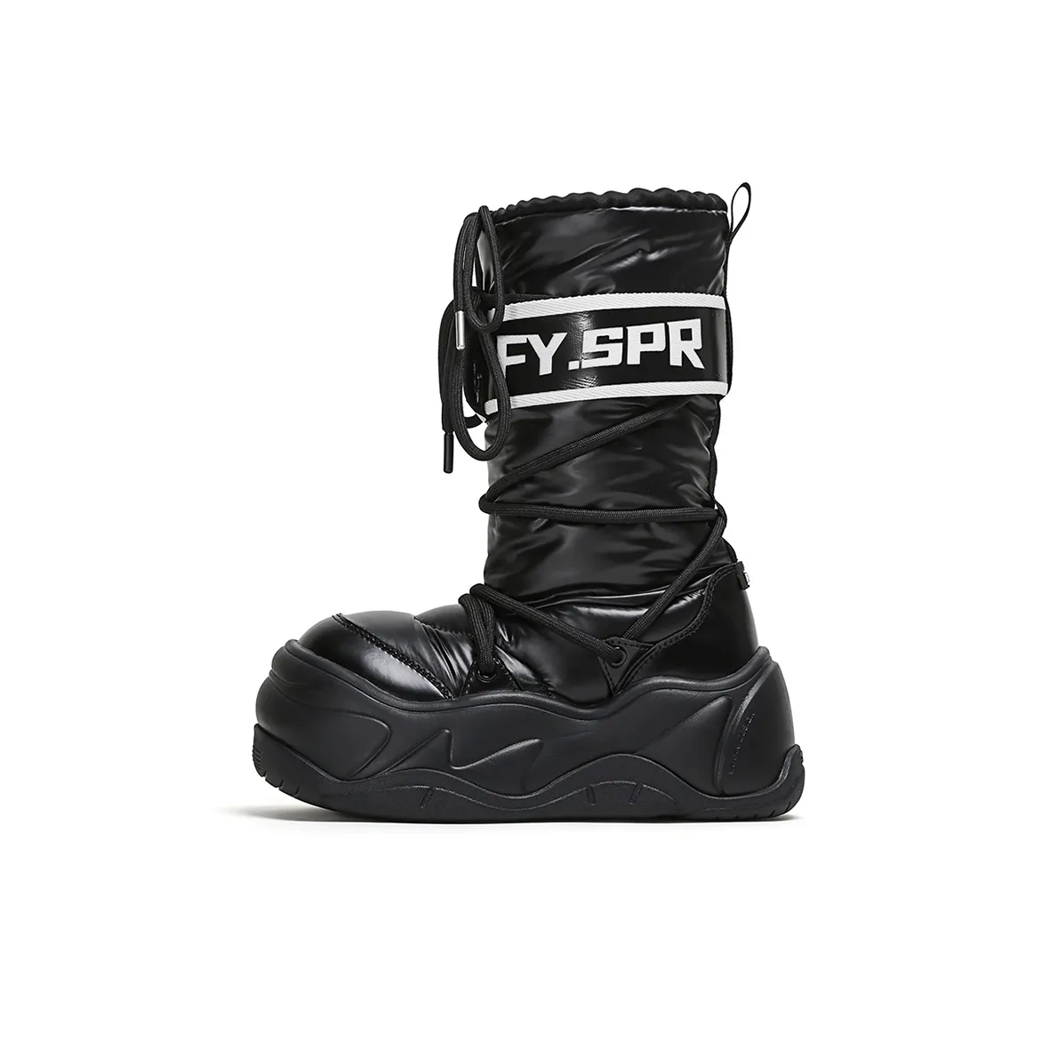 FY SPR Wifi Термический Водонепроницаемый Увеличение Высоты Ботинки для Сноуборда Crew Женские Черные