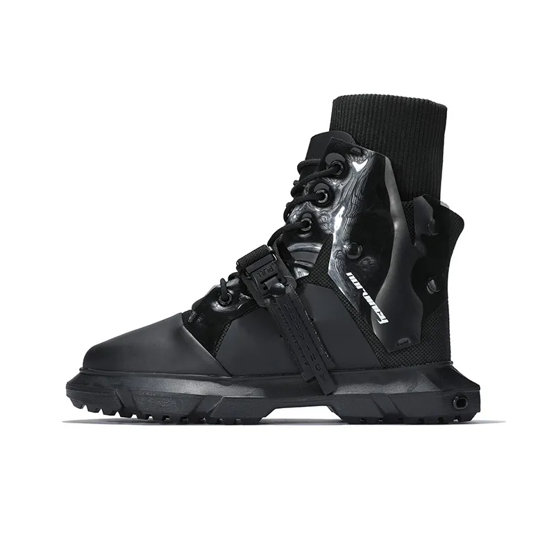 NORVINCY Ankle Boots Unisex Black/Gray/White