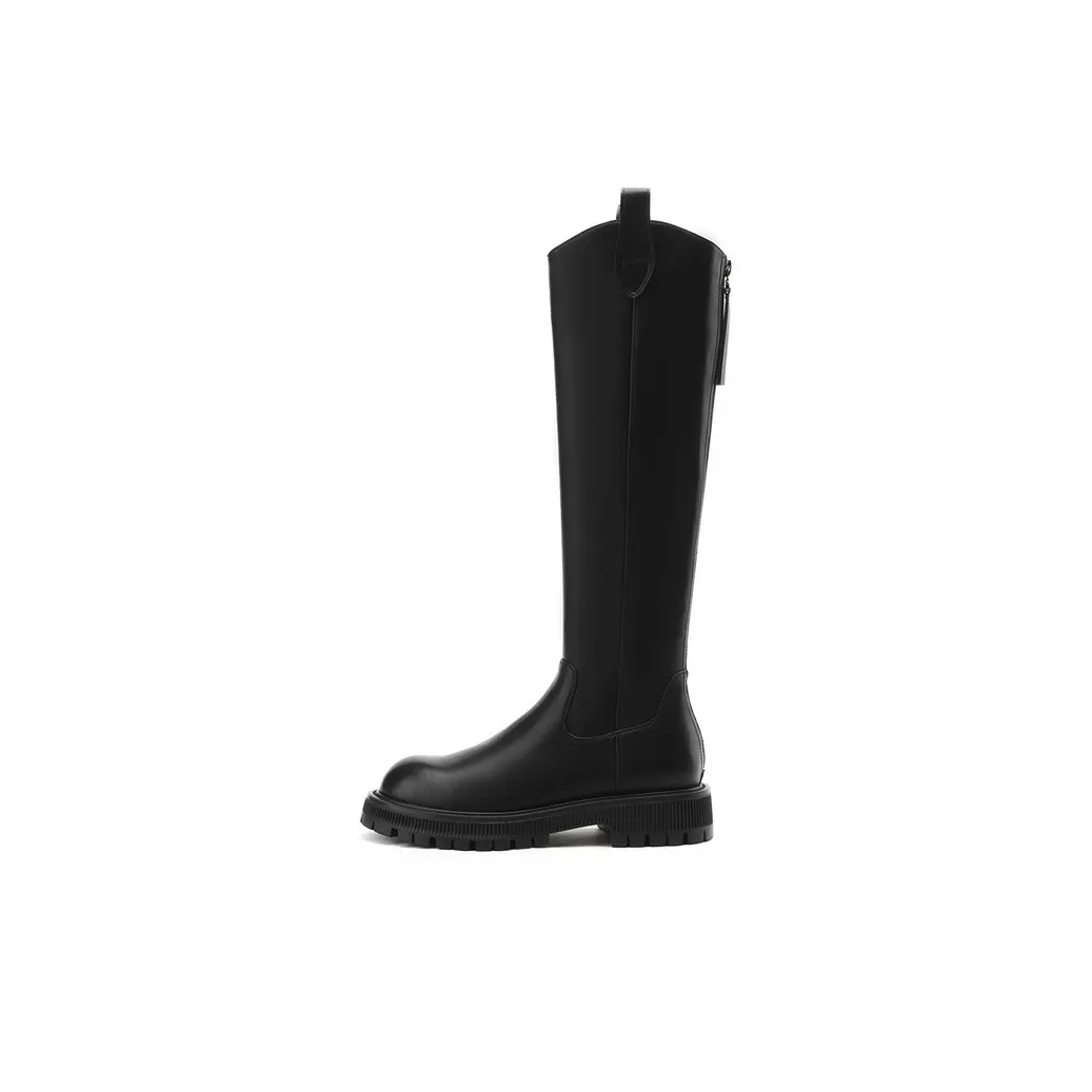 JOSINY Knee-high Boots 4cm Women's Black