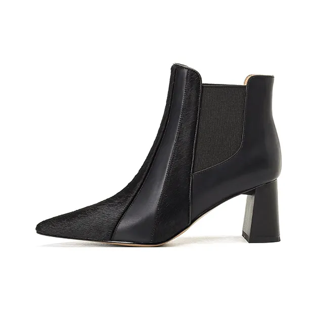 AIQINISHA Short Chelsea Boots 6.5CM Women's