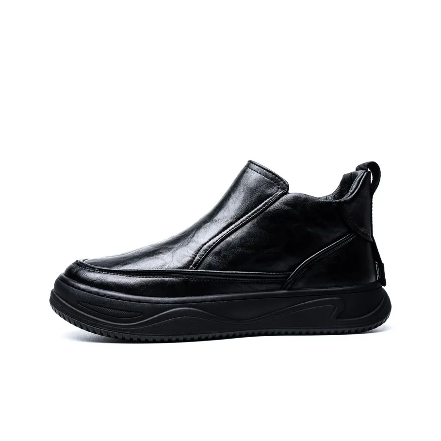 Lady's House Ankle Boots Men's Black