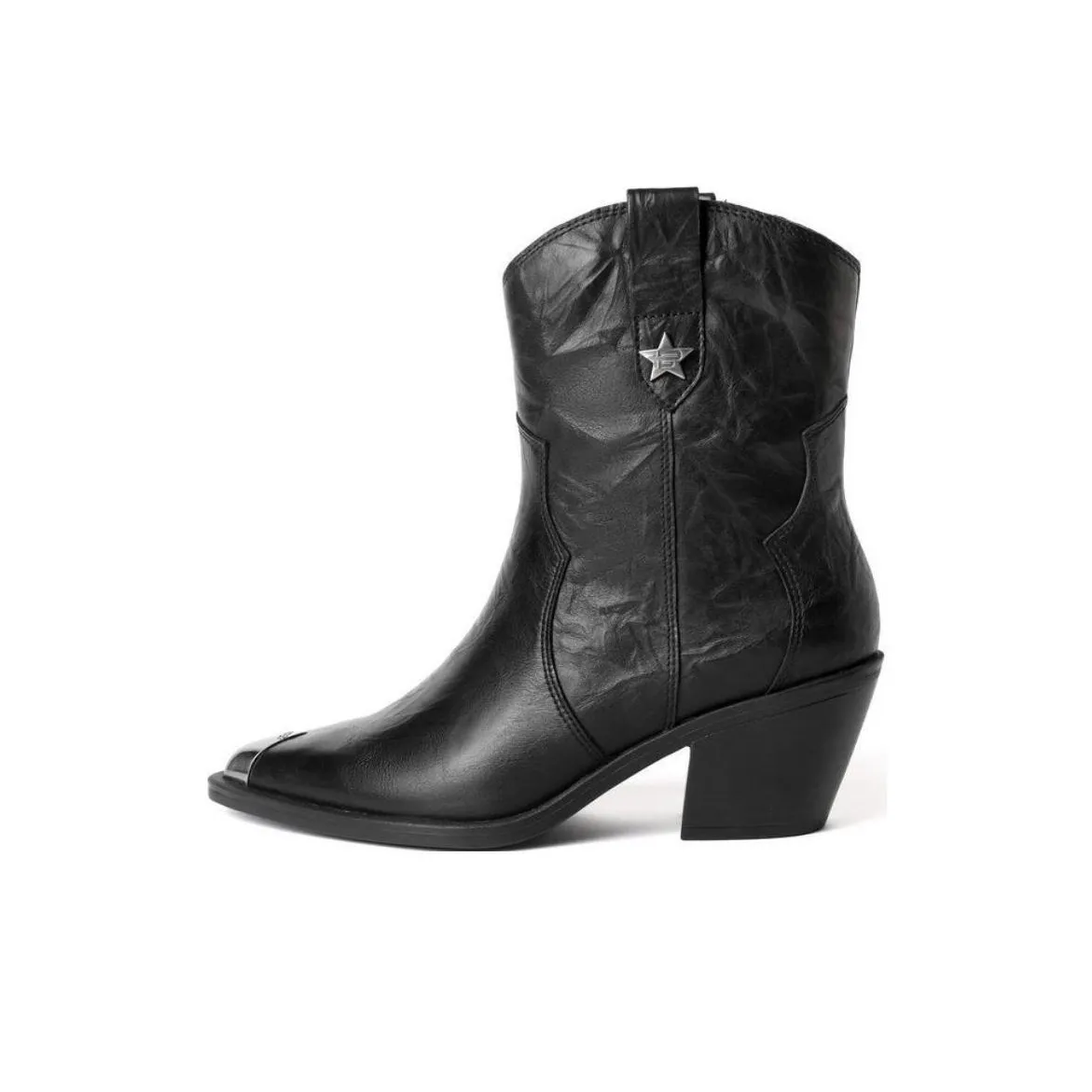 Белль Высокие Ботильоны на Подъеме 6 см Женские Черные