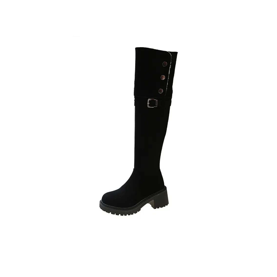 Take the Qin Over The Knee Boots Women's Black, Beige, Brown