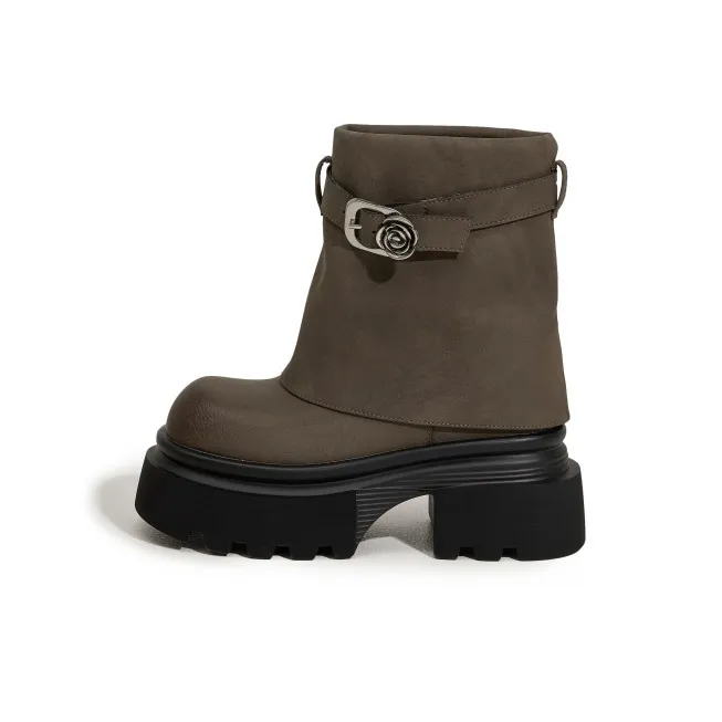 Milan Love Song Martin Boot Супер Высокий каблук Женские Однотонный