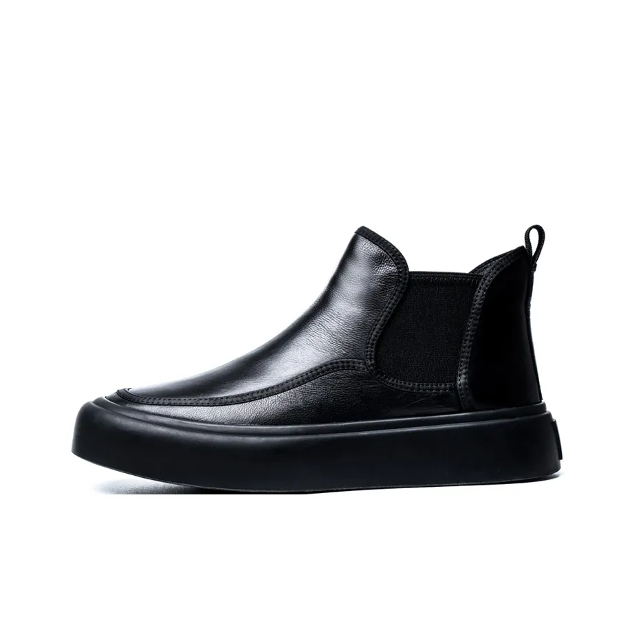 YEDANI Короткий Челси Мужской Черный