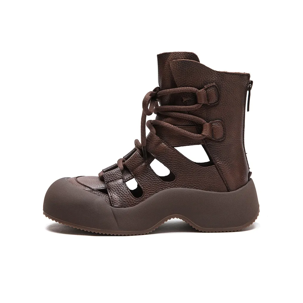 MATA Ankle Boots Women's Black/Coffee