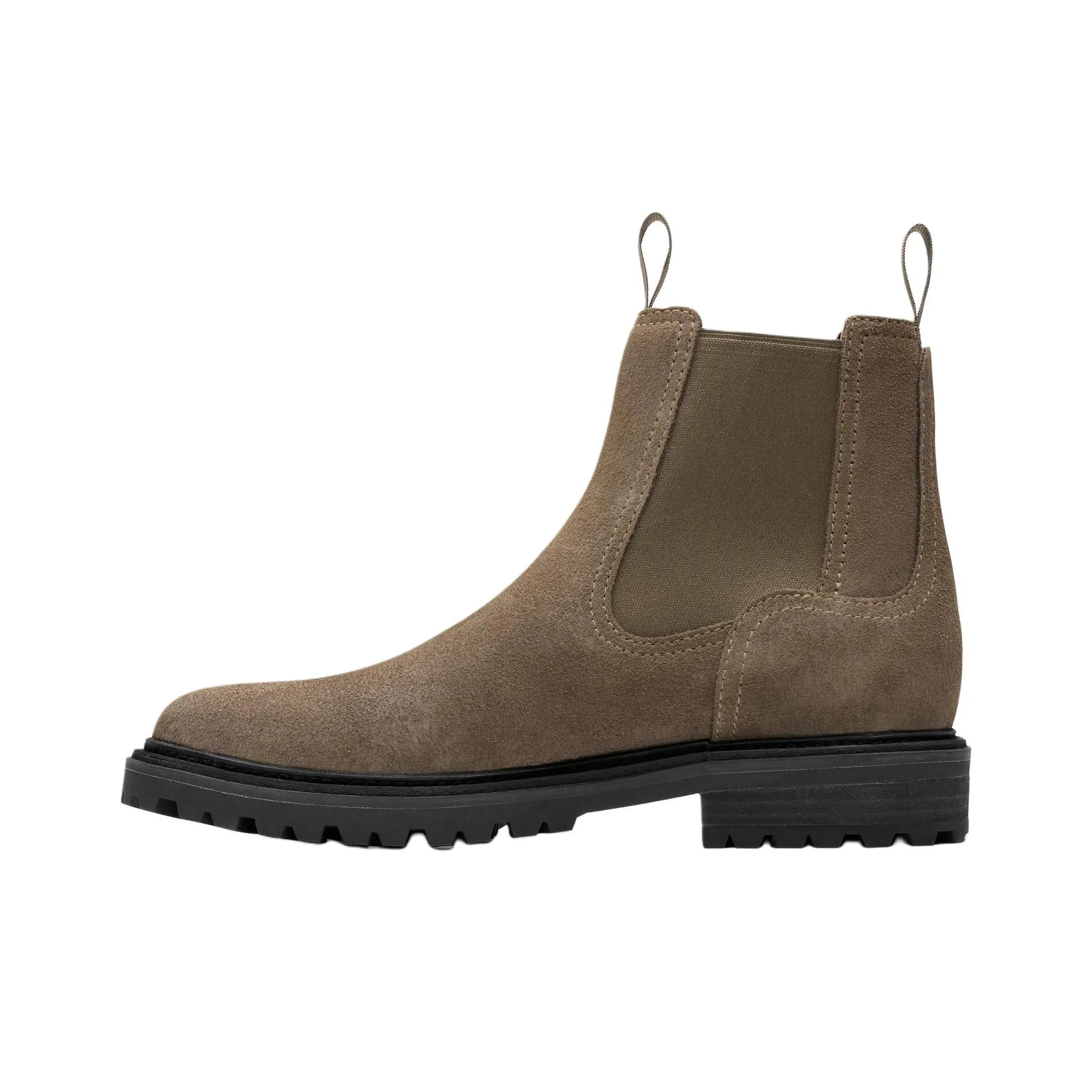 Clarks Short Chelsea Boots Men's Gray