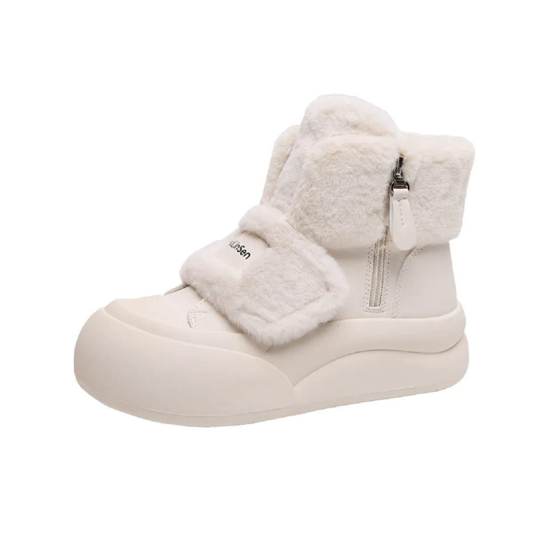 Mulinsen Сноубутсы Ботильоны Примерно 5 5 см Женские