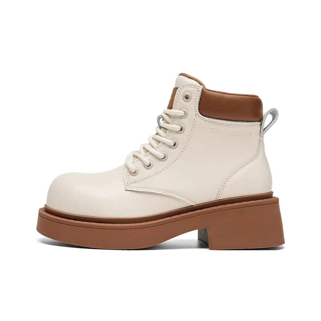 EBLAN Ankle Длина Martin Boot Женские Коричневый