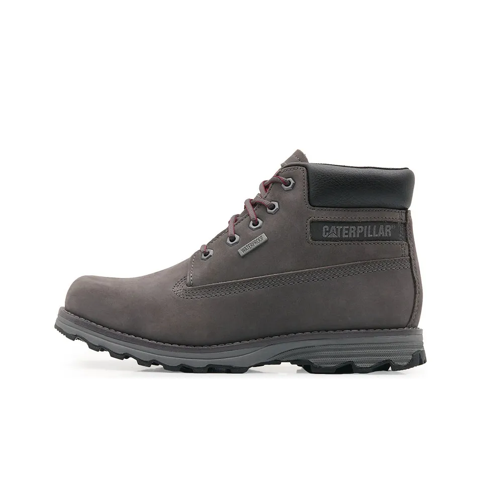 CAT Slip Resistant Ankle Length Outdoor Boots Men's Gray