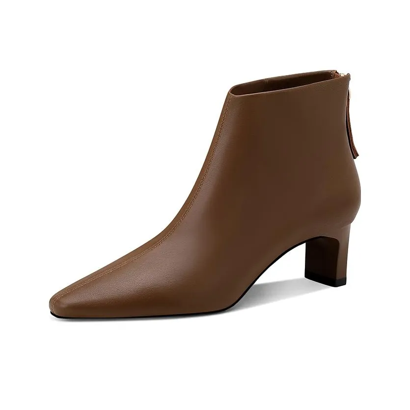 JESSICA SOPHIA Ankle Boots Women's Brown/Black
