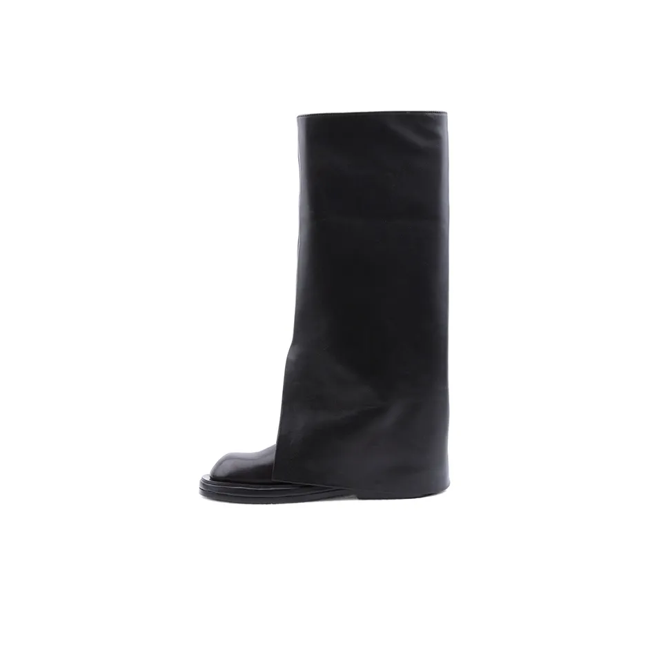 CALVINLUO Knee high Boots Women's Black
