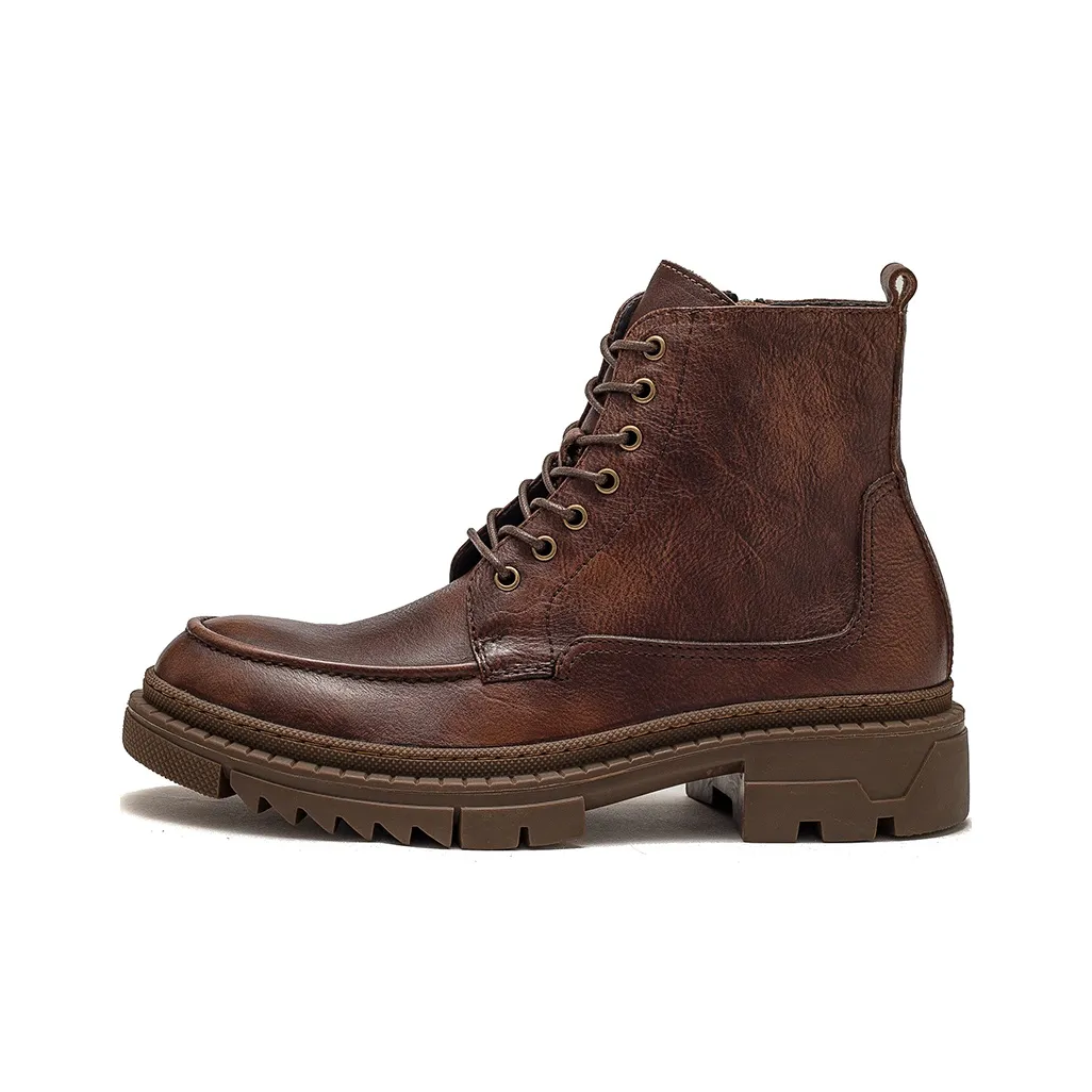 JAY Short Martin Boot 5cm Men's Brown