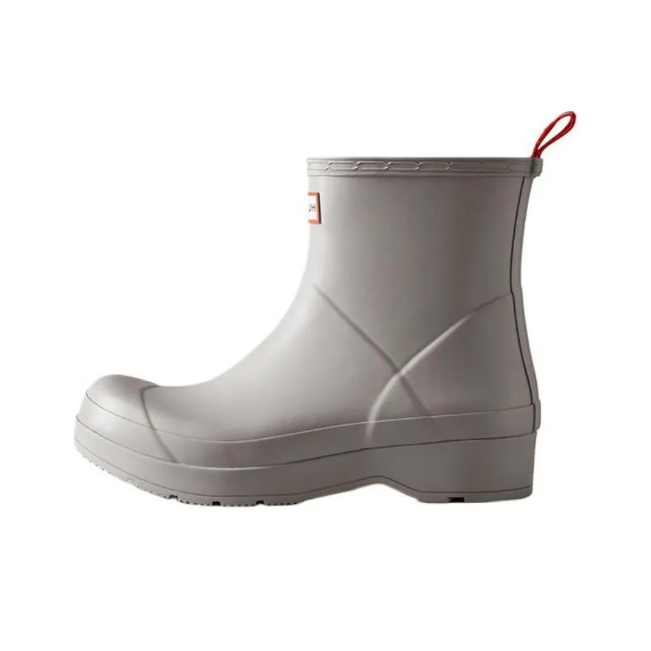 HUNTER Water Resistant Rain Boots Men's Gray