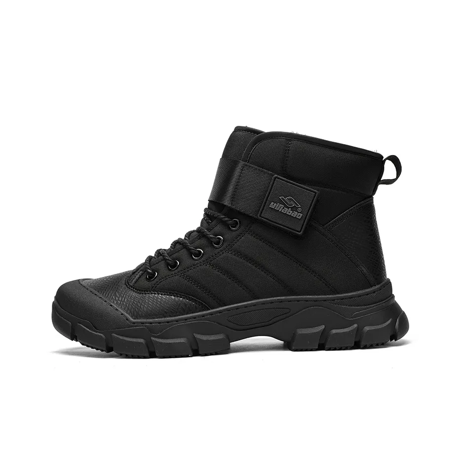 Yi Jiabao Термический противоскользящий короткий мужские черные