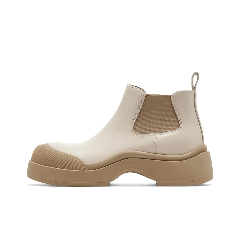 GG CC Цилиндр Ботинки 7,5 см Платформа Челси Женские