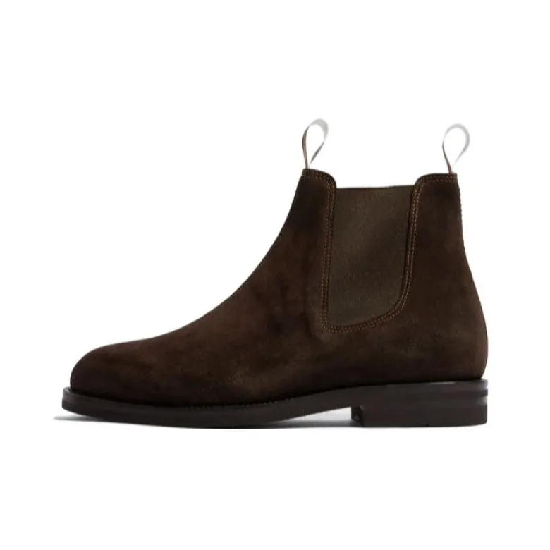 SCAROSSO William Iii Leather Chelsea Boots